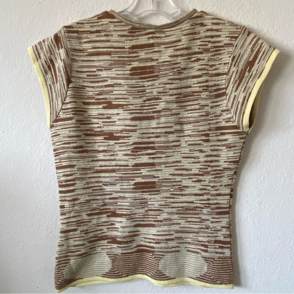vtg Deep V Plunge Knit Top - Picture 8 of 8